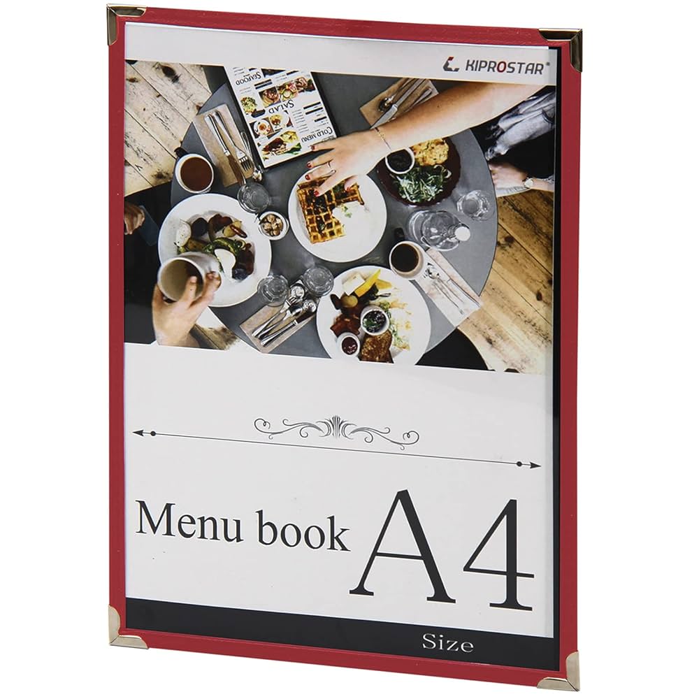 Amazon.co.jp: メニューブック 2ページ(1枚2面) A4サイズ PRO